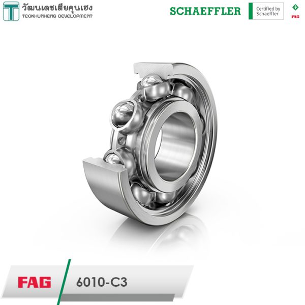 FAG 6010-MA-C3 Deep Groove Ball Bearing