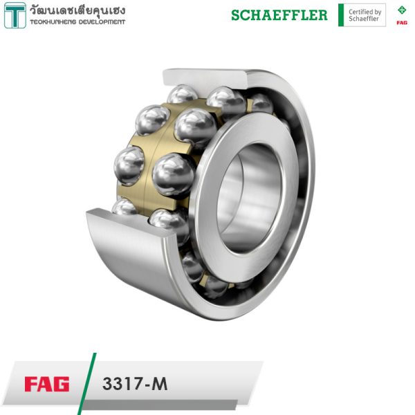 FAG (Schaeffler) 3317-M-C3 Angular Contact Bearing main image 1